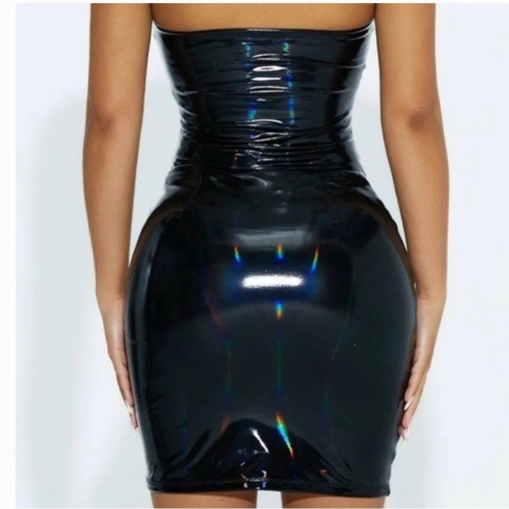 Naked Wardrobe Black Strapless Dress (Never Worn) - Picture 2 of 2